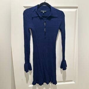 Lulu's Royal Blue Long Sleeve Dress